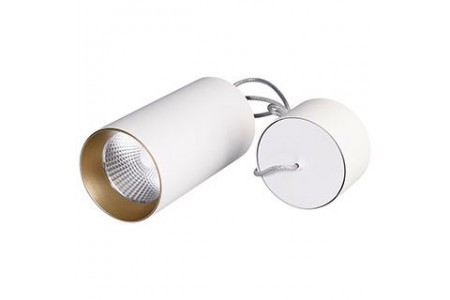 картинка Светильник Arlight SP-POLO-HANG-R85-15W White5000 (WH-GD, 40 deg)