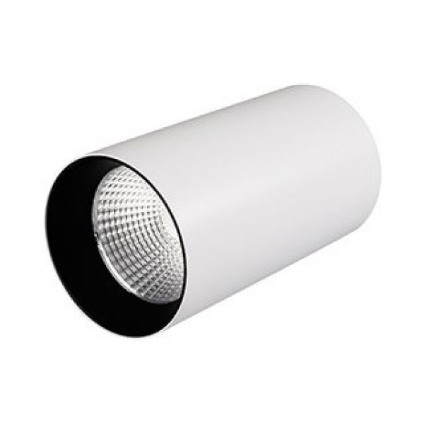 картинка Светильник SP-POLO-SURFACE-R85-15W White5000 (WH-BK, 40 deg)