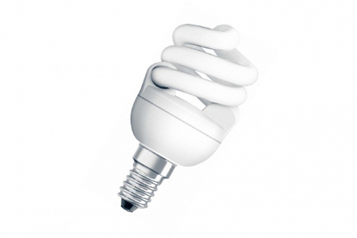 картинка OSRAM DST MINI TWIST 12W/840 220-240V 650lm E14 спираль 8000h d41 x 106