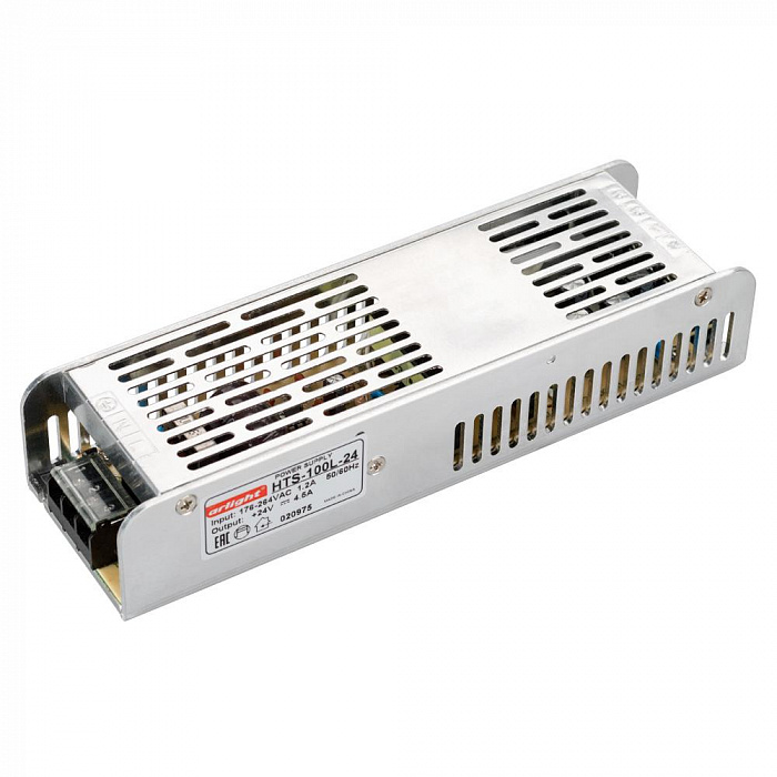 картинка Блок питания HTS-100L-24 (24V, 4.5A, 100W)