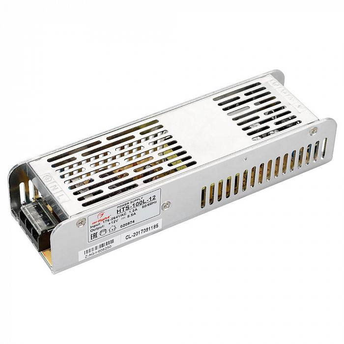 картинка Блок питания HTS-100L-12 (12V, 8.5A, 100W)