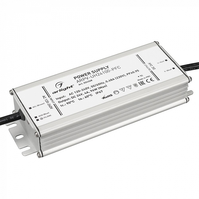 картинка Блок питания ARPV-UH24100-PFC (24V, 4.0A, 96W)