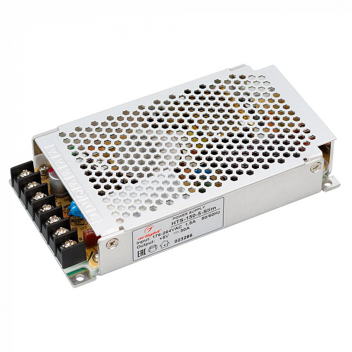 картинка Блок питания HTS-150-5-Slim (5V, 30A, 150W)
