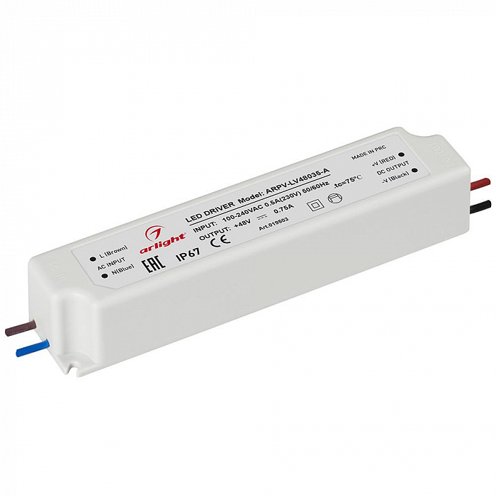картинка Блок питания ARPV-LV48035-A (48V, 0.8A, 36W)