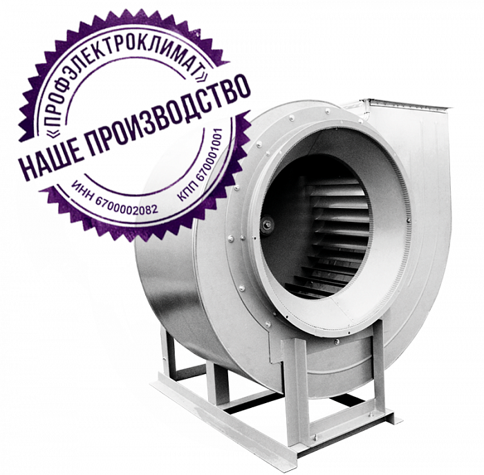 картинка Радиальный вентилятор ВР 280-46-5 4 кВт 1000 об/мин схема №1