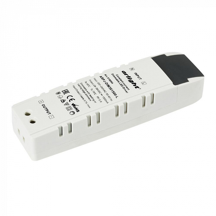 картинка Блок питания ARPJ-DIM361500-L (54W, 1500mA, PFC, Triac)