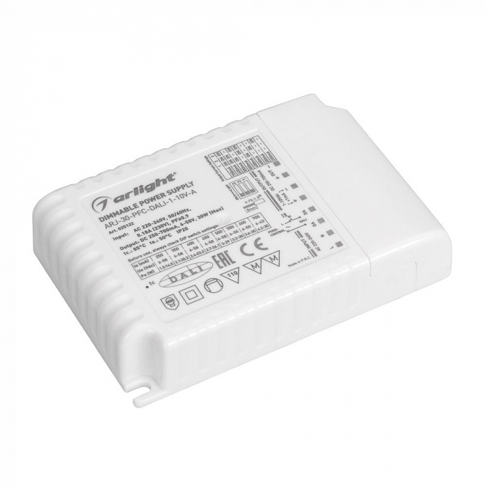 картинка Блок питания ARJ-30-PFC-DALI-1-10V-A (30W, 250-700mA)