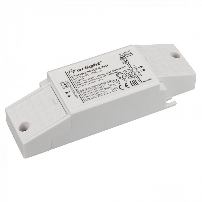 картинка Блок питания ARJ-20-PFC-TRIAC-A (20W, 350-500mA)
