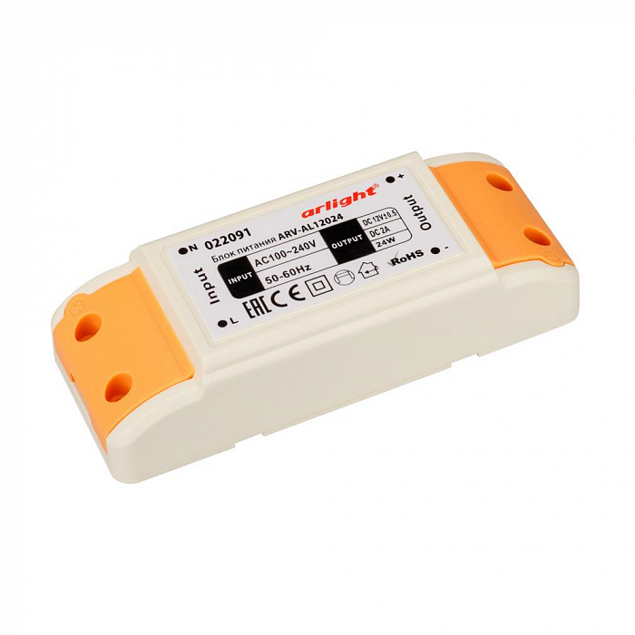 картинка Блок питания ARV-AL12024 (12V, 2A, 24W)