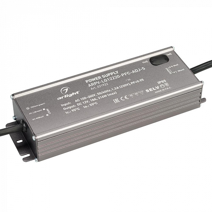 картинка Блок питания ARPV-LG12220-PFC-ADJ-S (12V, 18.0A, 216W)