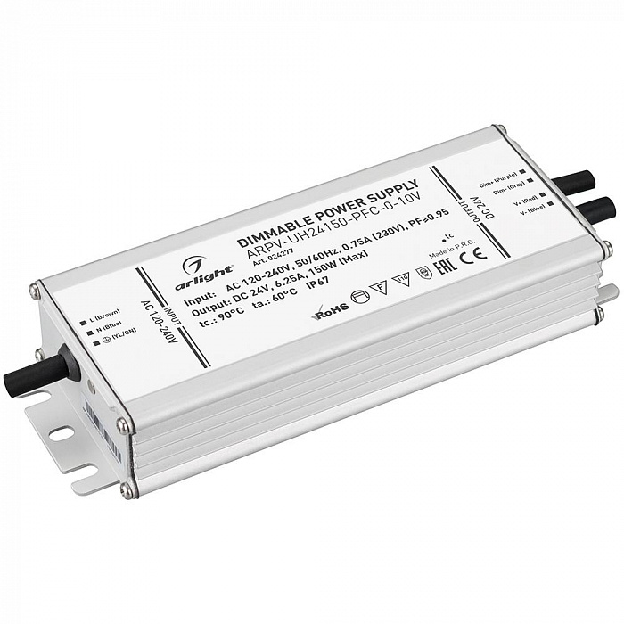 картинка Блок питания ARPV-UH24150-PFC-0-10V (24V, 6.3A, 150W)