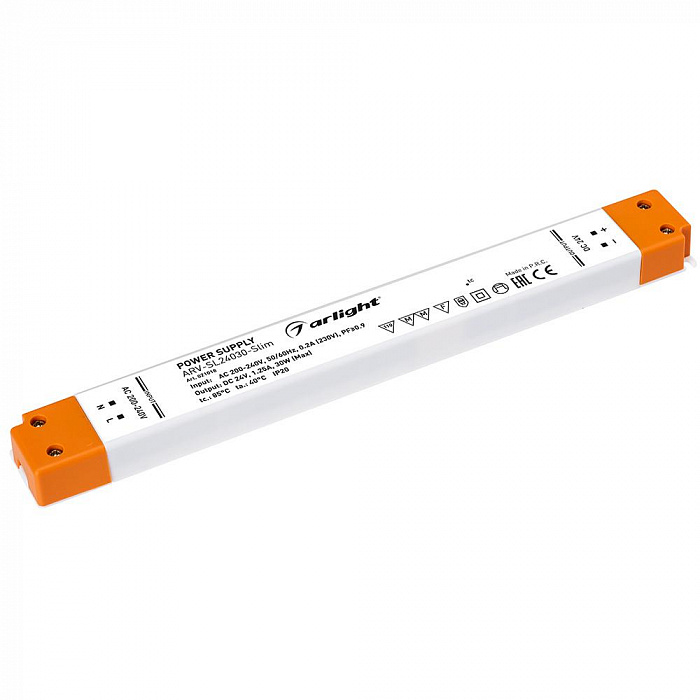 картинка Блок питания ARV-SL24030-Slim (24V, 1.25A, 30W, PFC)