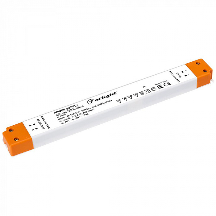 картинка Блок питания ARV-SL12030-Slim (12V, 2.5A, 30W, PFC)